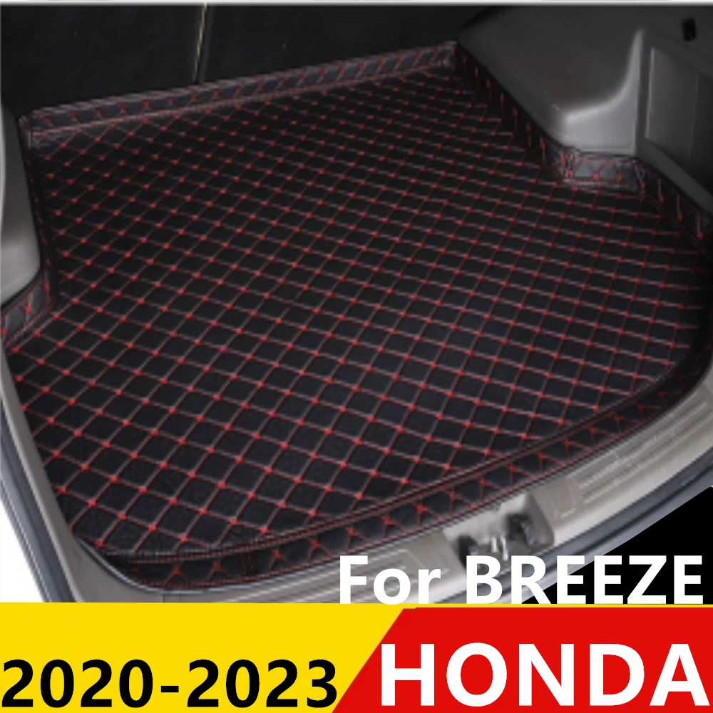 

Автомобильный коврик для багажника для Honda BREEZE 2020-23, для любой погоды, XPE, Высокий Боковой задний грузовой коврик, подкладка, автомобильные задние части, багажник, коврик для багажа