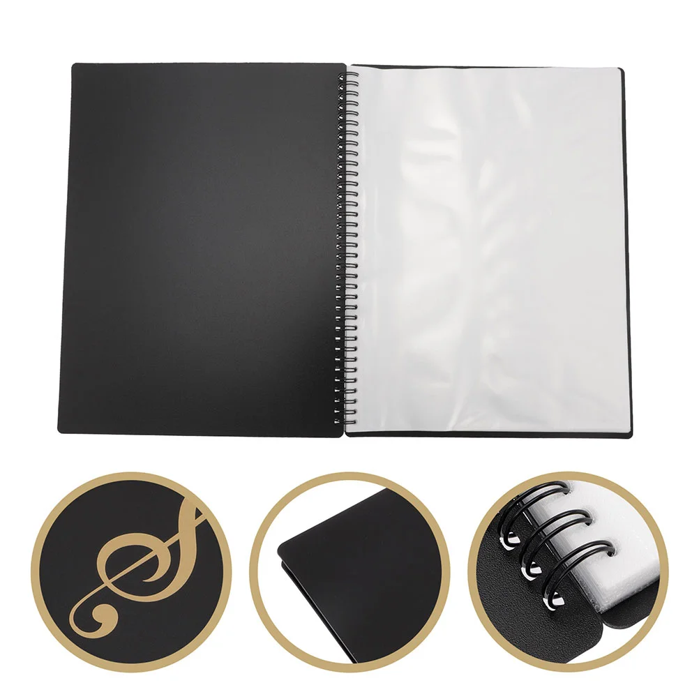 

Sheet Pockets Sheet Music Organizer Music Note Document Storage Organizer Blank Sheet Files Holder A4 Music Folder Black Folders