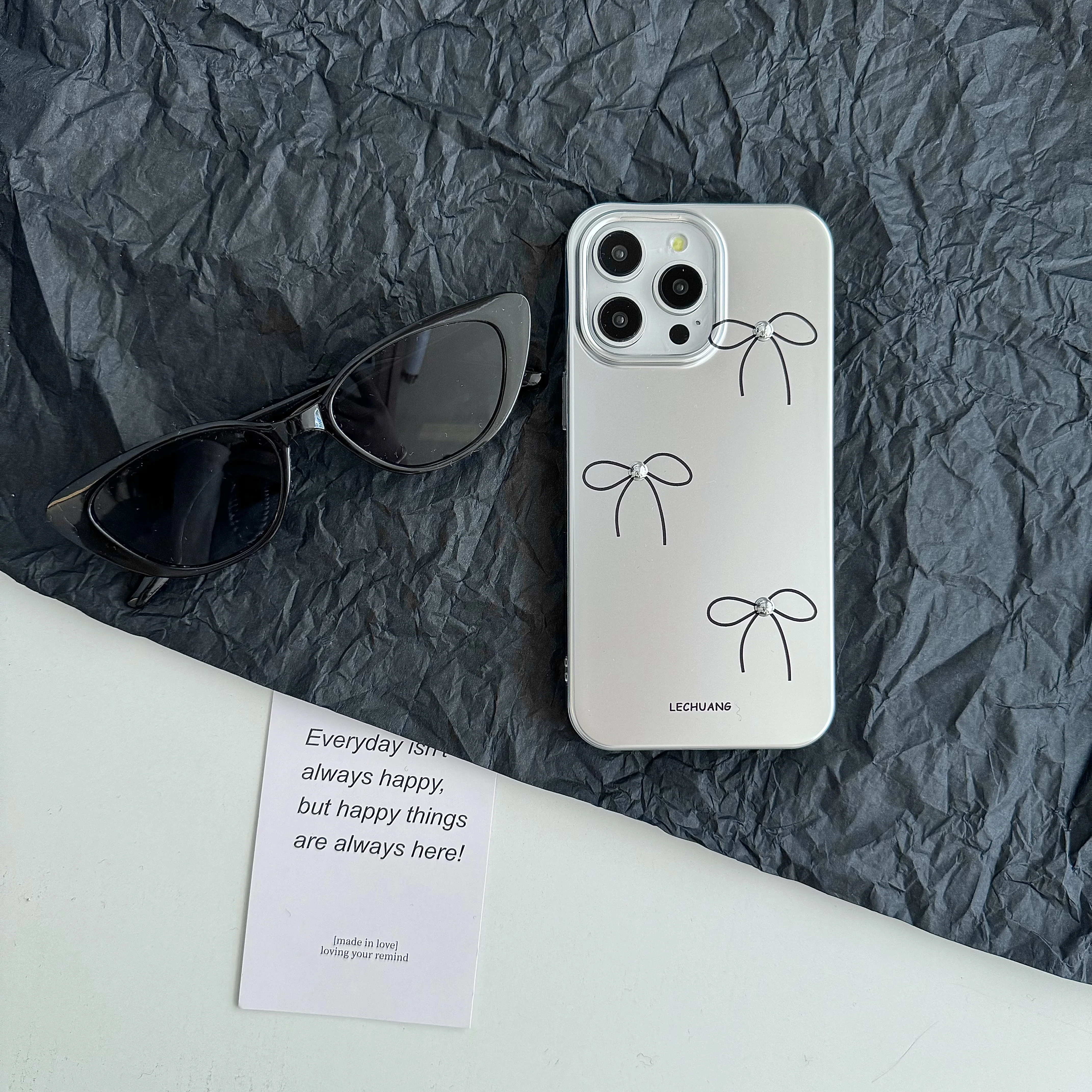 Чехол для iPhone 15 14 13 Pro Max Plus 12 с 3D жемчугом