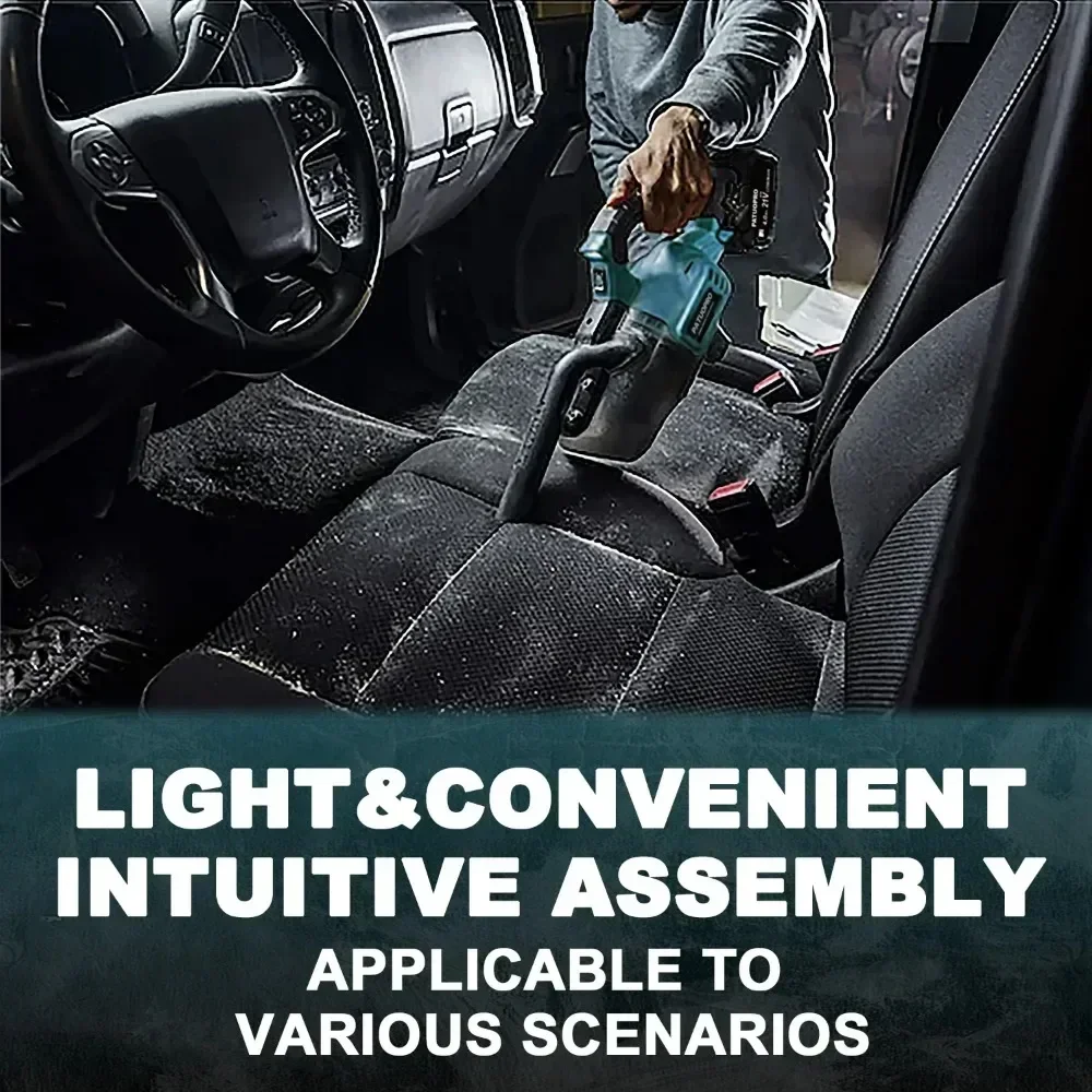 Перезаряжаемый беспроводной пылесос Power Clean Пылесос Ручной для сбора ковров Makita 18