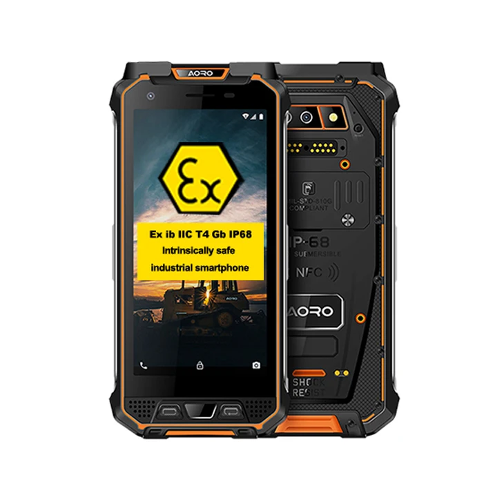 

IP68 Industry Rugged Smartphone Camera Barcoder . Zone 2 Explosion Proof ATEX Android 8.1 Explosion-proof Mobile Phone