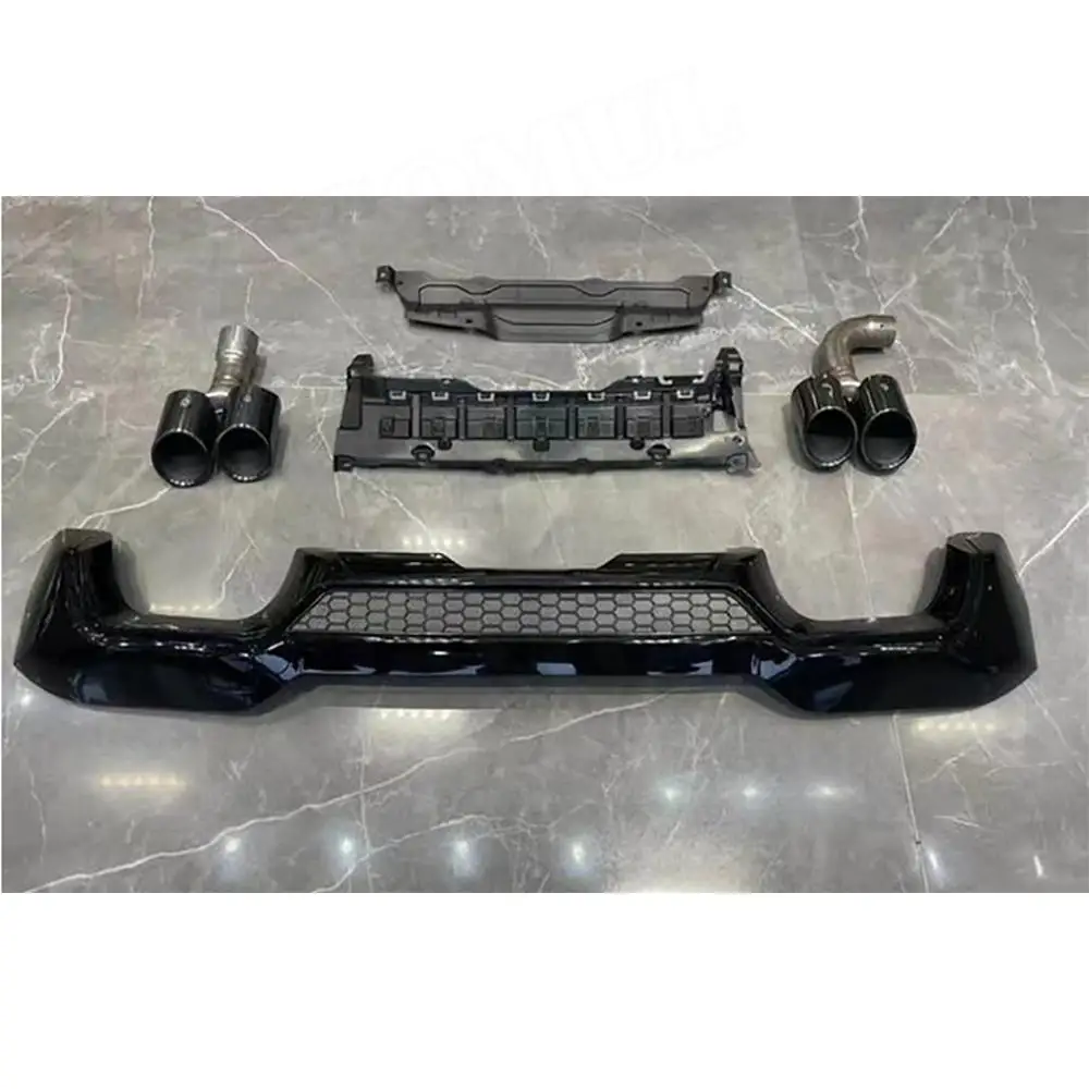 ABS задний бампер диффузор насадки на выхлопную систему для BMW G01 G08 X3 M Sport 2022 +