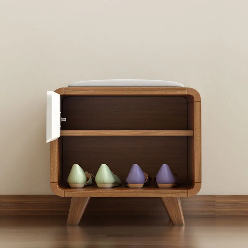 Простые комбинированные шкафы для обуви Современная прихожая Скандинавская