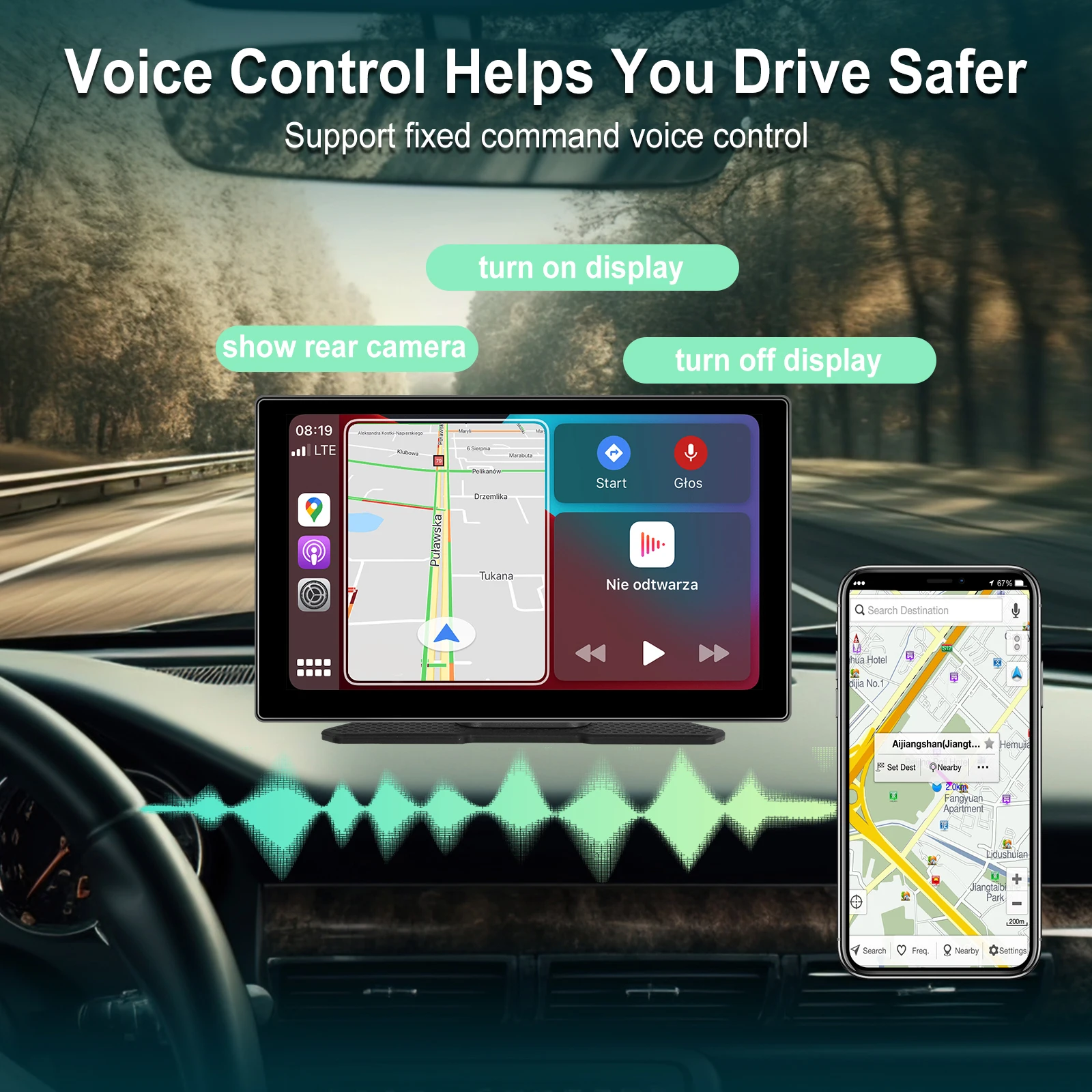 Автомобильный мультимедийный плеер Podofo стерео-система на Android с 9 &quotэкраном GPS