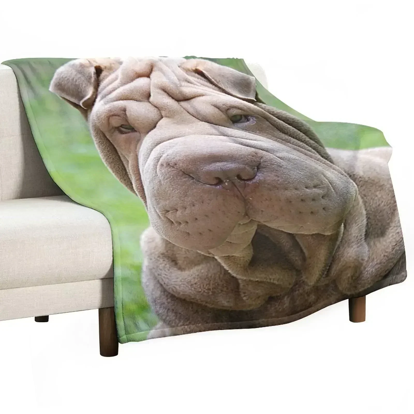 Фланелевое одеяло Shar-Pei