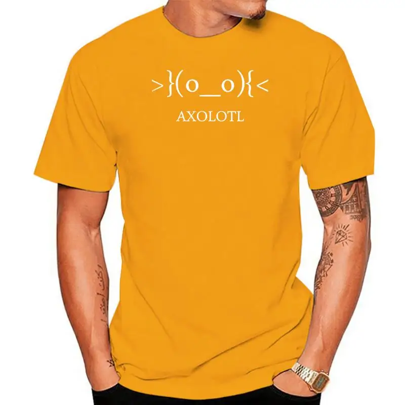 

man t shirt Axolotl Emoticon man t shirt