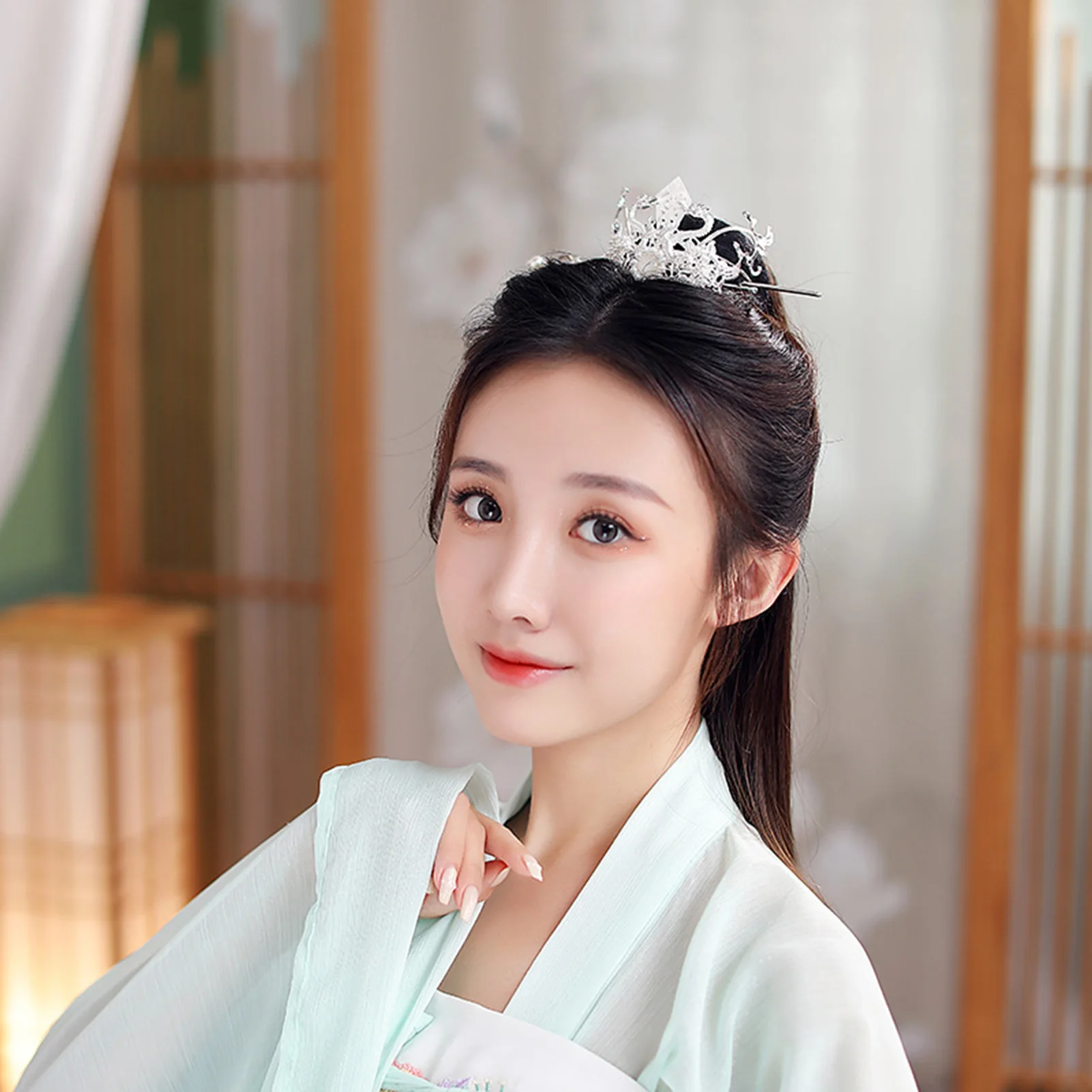 Элегантная корона для волос в старинном Королевском Стиле головной убор из