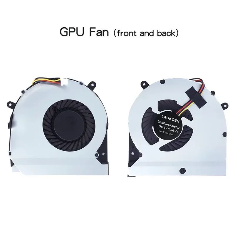 Сменный охлаждающий вентилятор CPU + GPU для ноутбука ASUS Rog Strix GL502V GL502VM ZX60V FX60VM FX60V S5VM