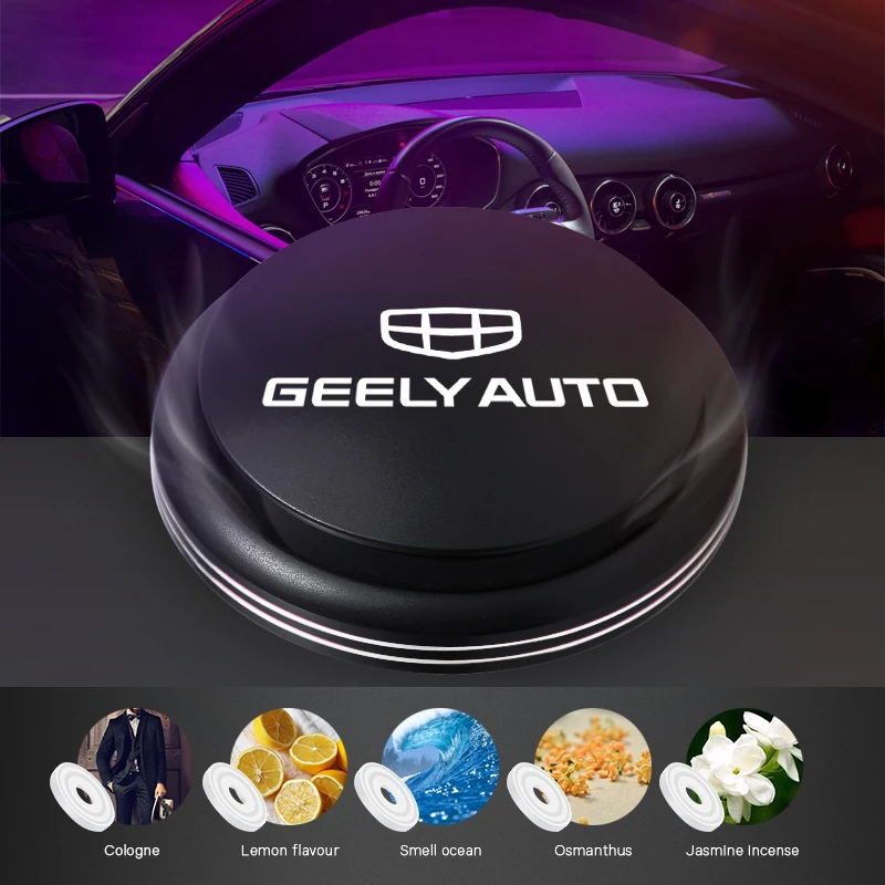 Освежитель воздуха для автомобиля, твердый парфюм, вращающийся Ароматерапевтический декор для модели SUV Boyue Borui Coolray Emgrand NL3 EX7 X7 EC7 GX7 G