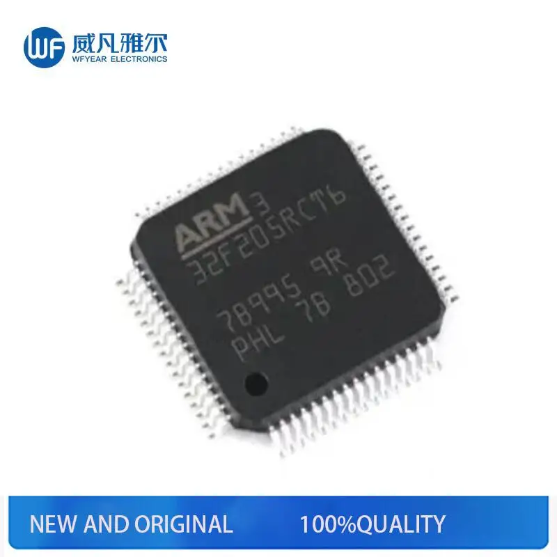 Новое поступление, микроконтроллеры STM32F205VCT6TR, STM32F205VC, флэш-память MCU с высокой производительностью, 32 бит, 100 КБ,-контактная Электроника