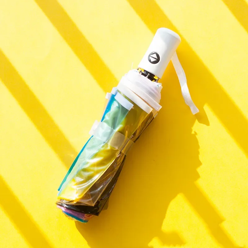 

Новый автоматический складной прозрачный зонт ветрозащитные женские и мужские дождевые Зонты 8K