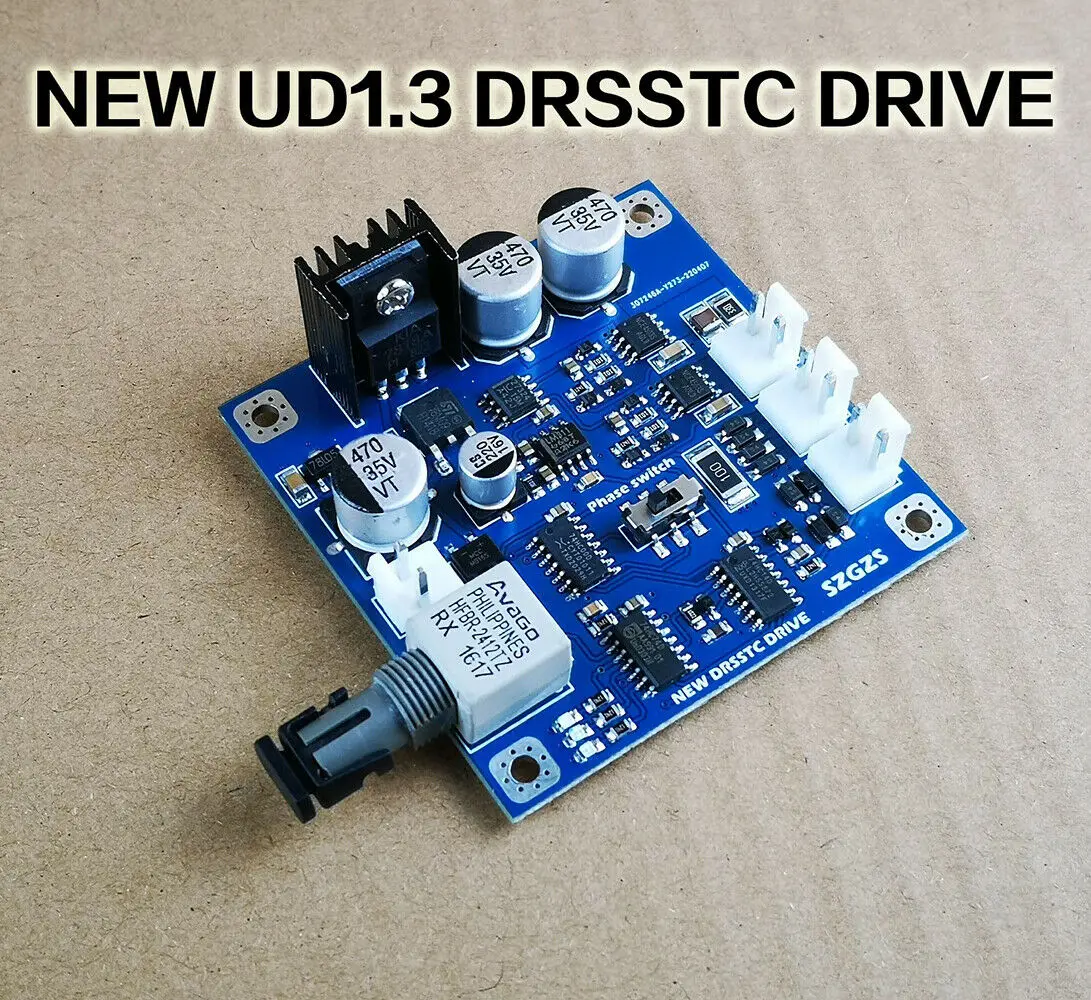 Последняя плата драйвера DRSSTC UD1.3 модуль с одним тотемным двойным резонансом