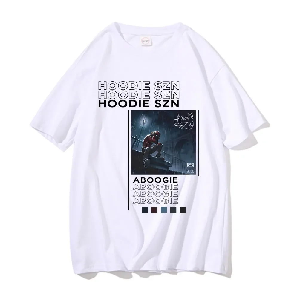 Фото Футболка Rapper A Boogie Wit Da С Капюшоном Szn графическая Летняя мужская Повседневная футболка оверсайз Мужская Женская Винтажная футболка в стиле хип-хоп №5