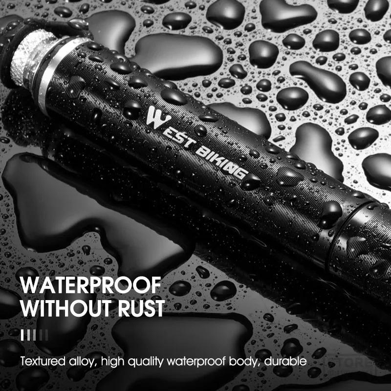 Портативный велосипедный мини-насос высокого давления со шлангом