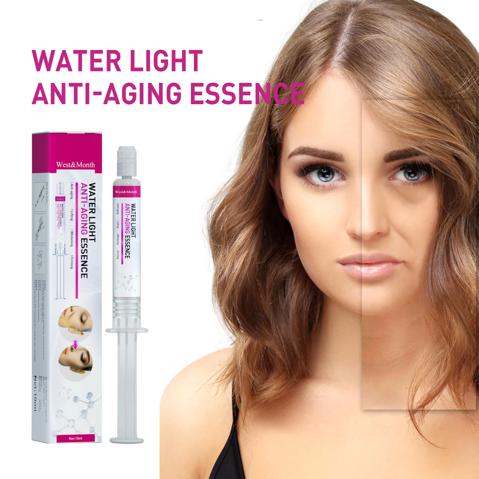 

Увлажняющая отбеливающая Сыворотка для лица, 10 мл