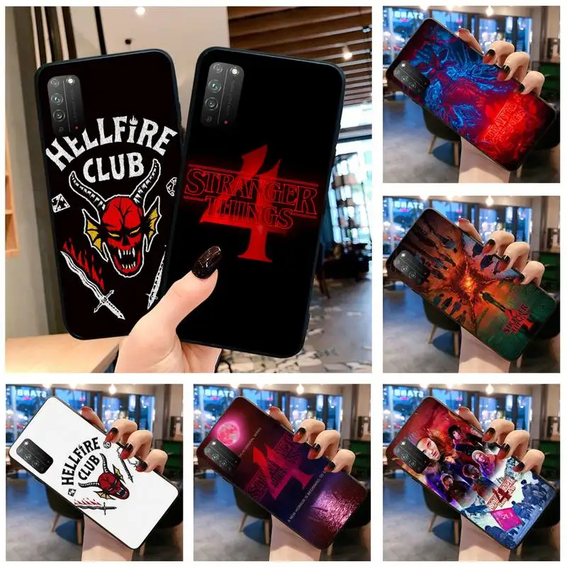 

TV Show Stranger Things Season 4 Phone Case for Huawei Honor 30 20 10 9 8 8x 8c v30 Lite view 7A pro