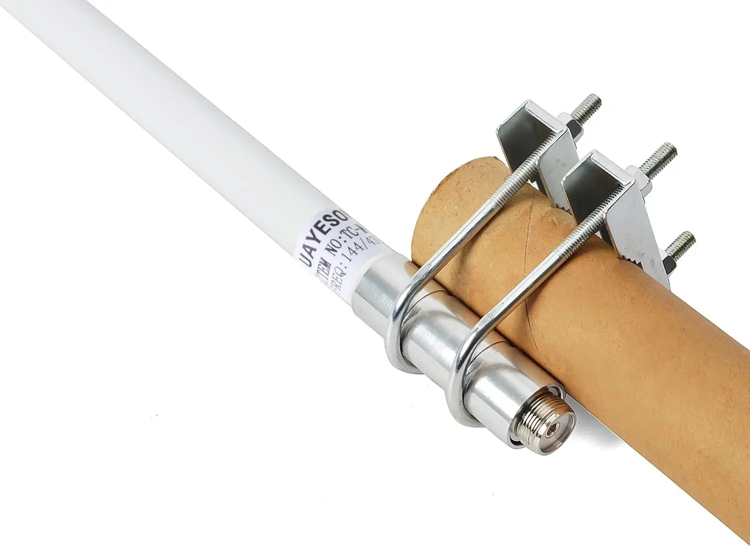 Фото Комплект наземной антенной из стекловолокна UHF 400-470 МГц для GMRS, 17 дюймов, разъем SO239, для любительских радиостанций, сканеров, ретрансляторов, мобильных устройств №4