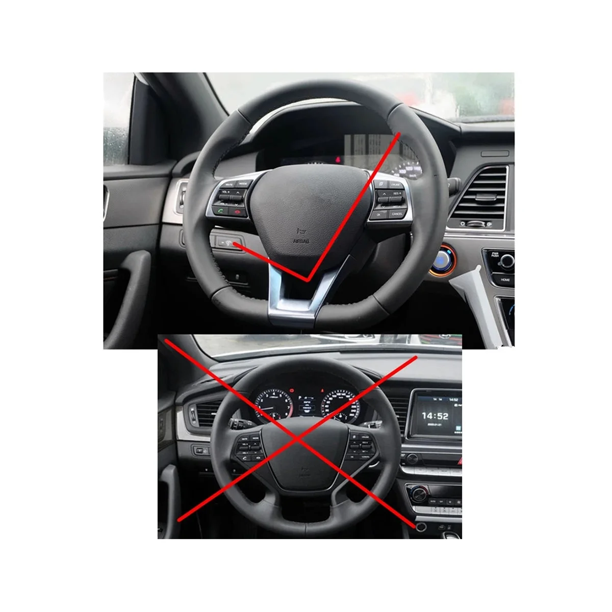 Кнопка переключения громкости на руль 96700-C1510 левая для Hyundai Sonata LF 2015-2018