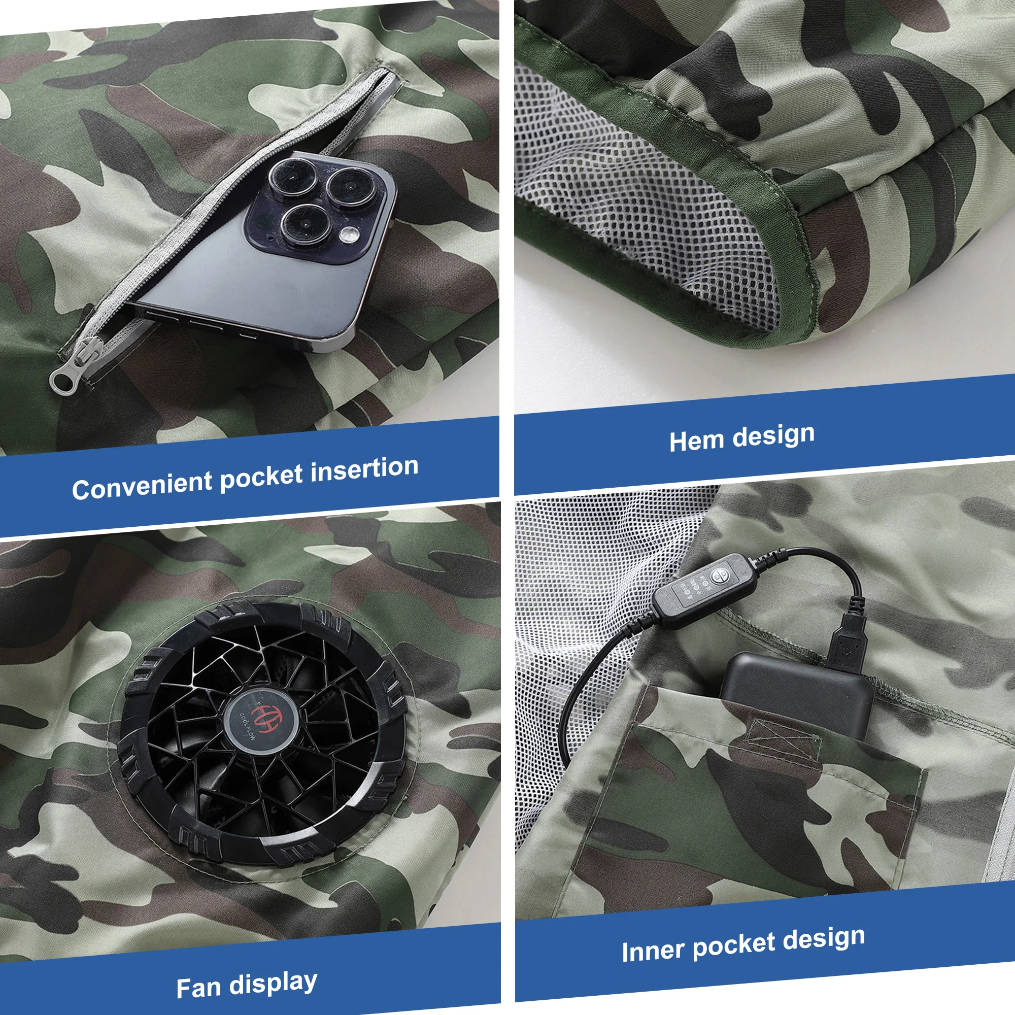 Охлаждающий Жилет для жилета с электрическим вентилятором воздухопроницаемая