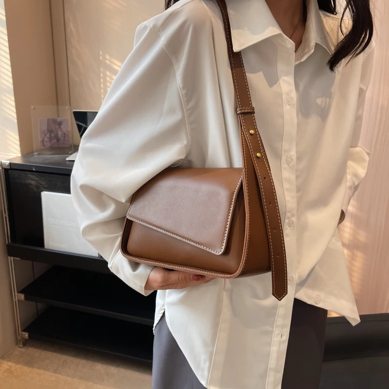 JinMantang PU Leather Women's Designer Crossbody Bag 2023 Summer Female Simple Solid Color Lady Handbags and Purses Green