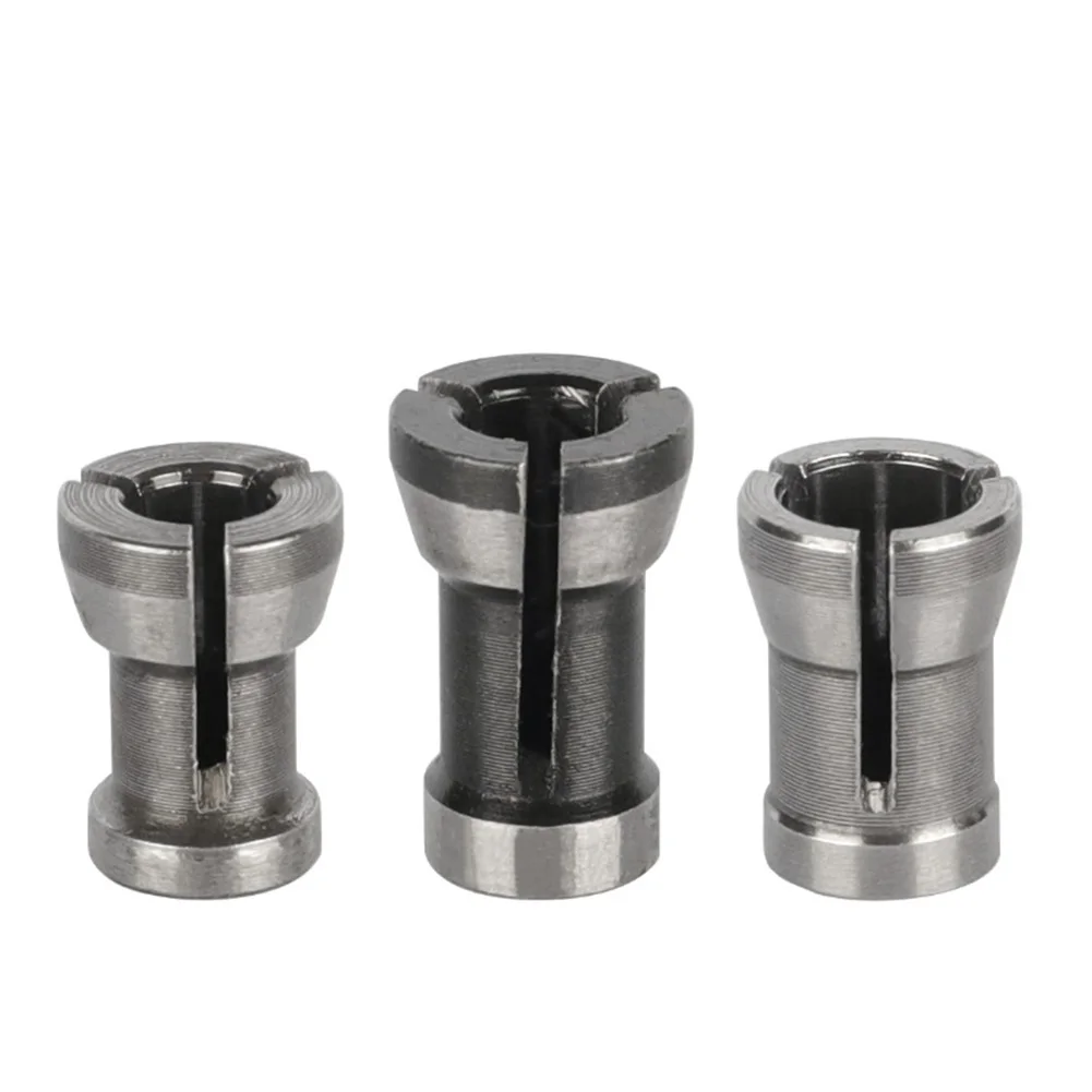 

1/3pcs 6/6.35/8mm Collet Chuck Carbon Steel For Engraving Trimming Machine Electric Router Accessories Chuck