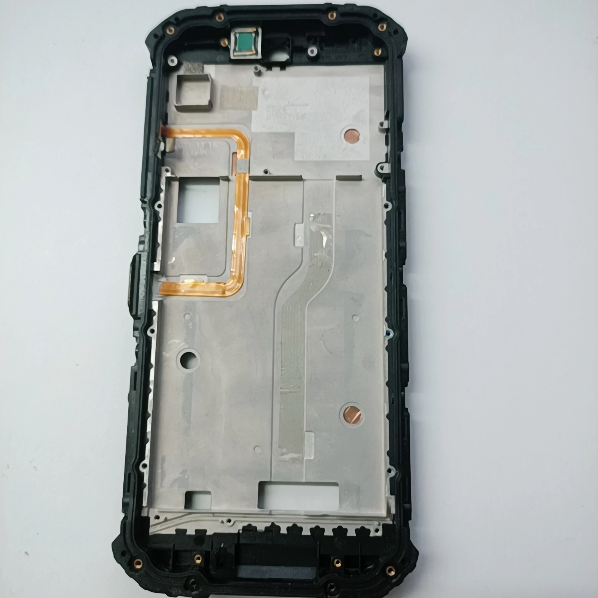 Фото Для телефона Oukitel WP6 ЖК-дисплей, средняя рамка, рамка, сменная крышка корпуса + отпечатки пальцев + гибкий кабель клавиатуры + приемник №1