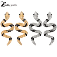 trendy snake shape vintage earrings gothic stud earrings for women girl retro accessories jewellery steampunk gothic accessories