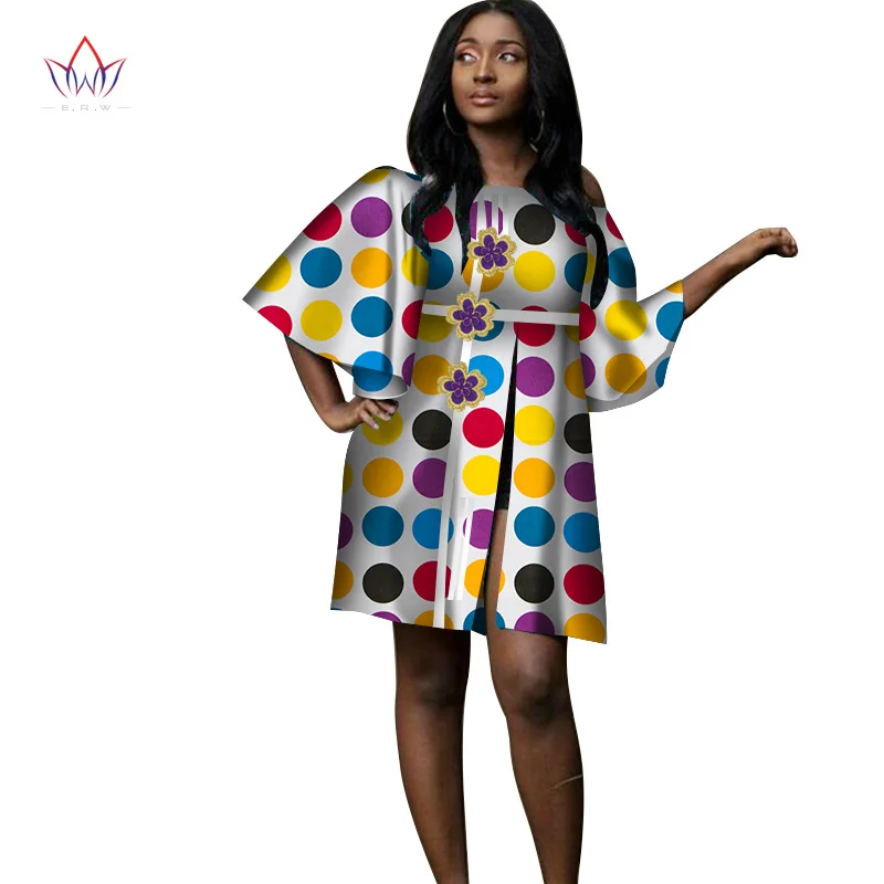 

Модные африканские платья с принтом для женщин Bazin Riche сексуальные кружевные платья с аппликацией Длинные Топы Дашики африканская Дизайнерская одежда WY3180