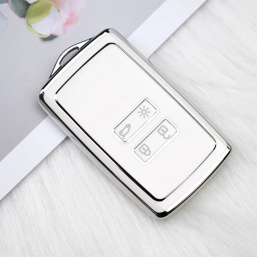 

Для Renault Clio 4 5, австралийский Arkana Captur Megane Zoe Koleos Kadjar Dacia Duster Sandero Jogger Logan, чехол для ключей, колпачки