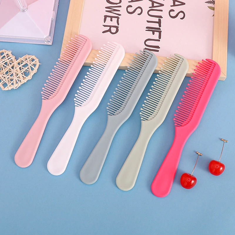 1PC Spherical Tooth Shampoo Comb Portable Hair Comb Brush Detangling Brush Rat Tail Comb Hairdressing Comb HairBrush Styling