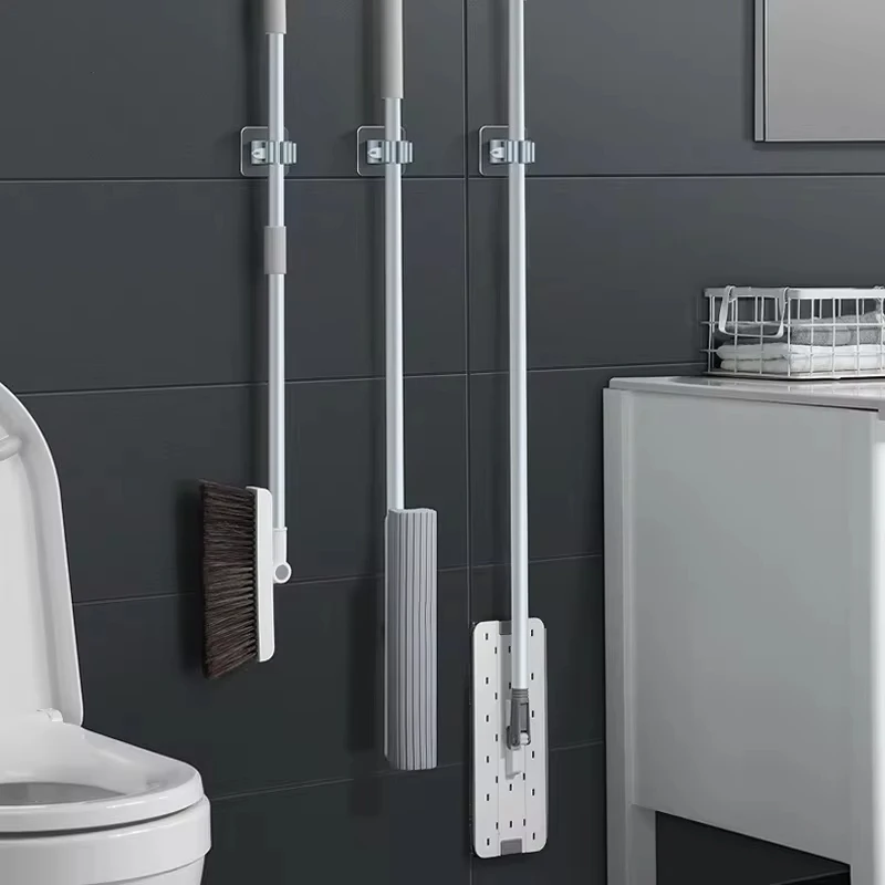 Настенный органайзер для швабры 4 шт. настенный водонепроницаемый держатель