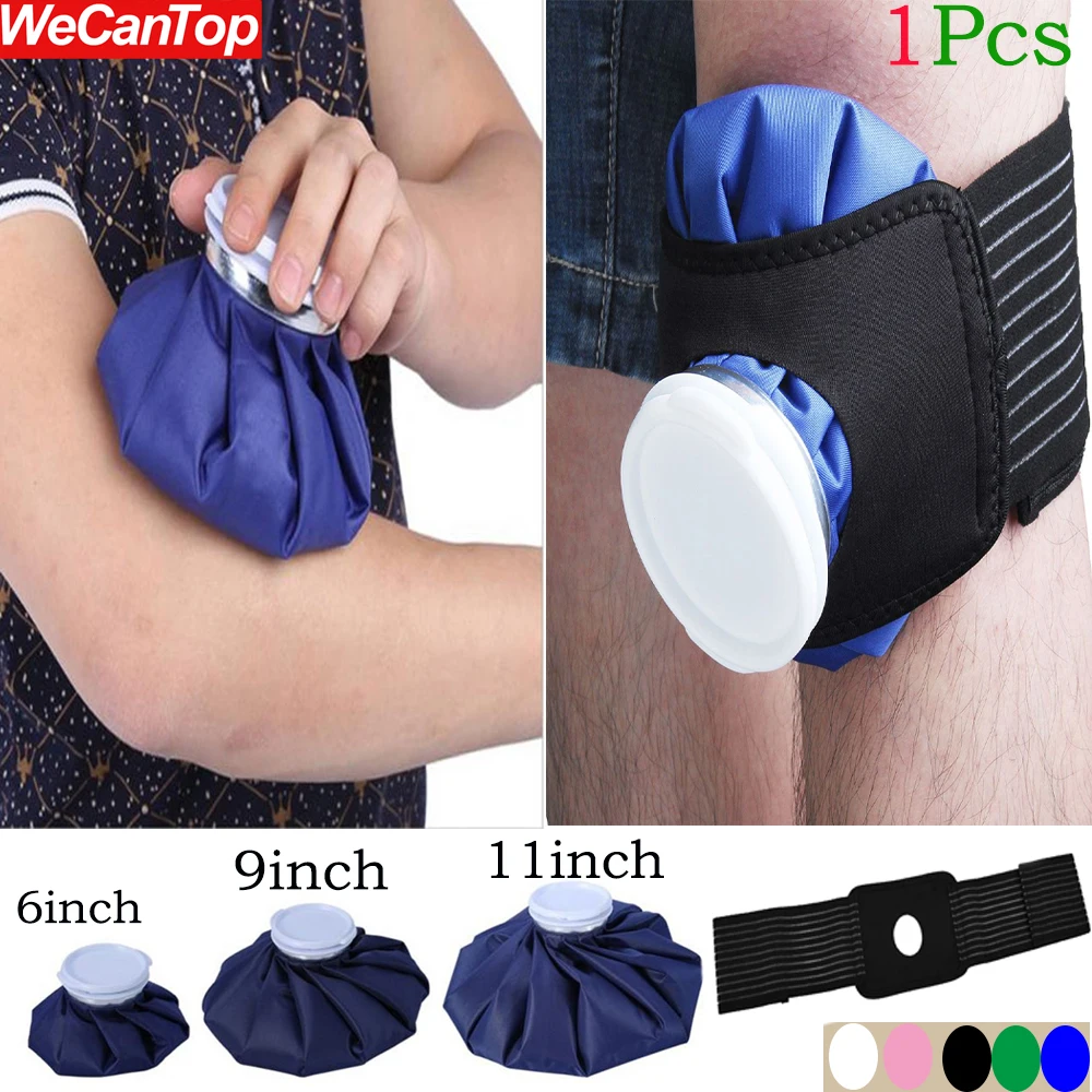

1Pcs Ice Bag Hot and Cold Reusable No-Leak Elastic Ice Bag,Relief Heat Pack Sports Injury Reusable First Aid for Knee Head Legs