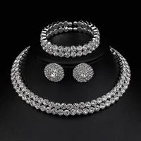 womens jewelry set claw chain bridal pearl necklace bracelet earrings wedding jewelry jewelry ornament three piece set