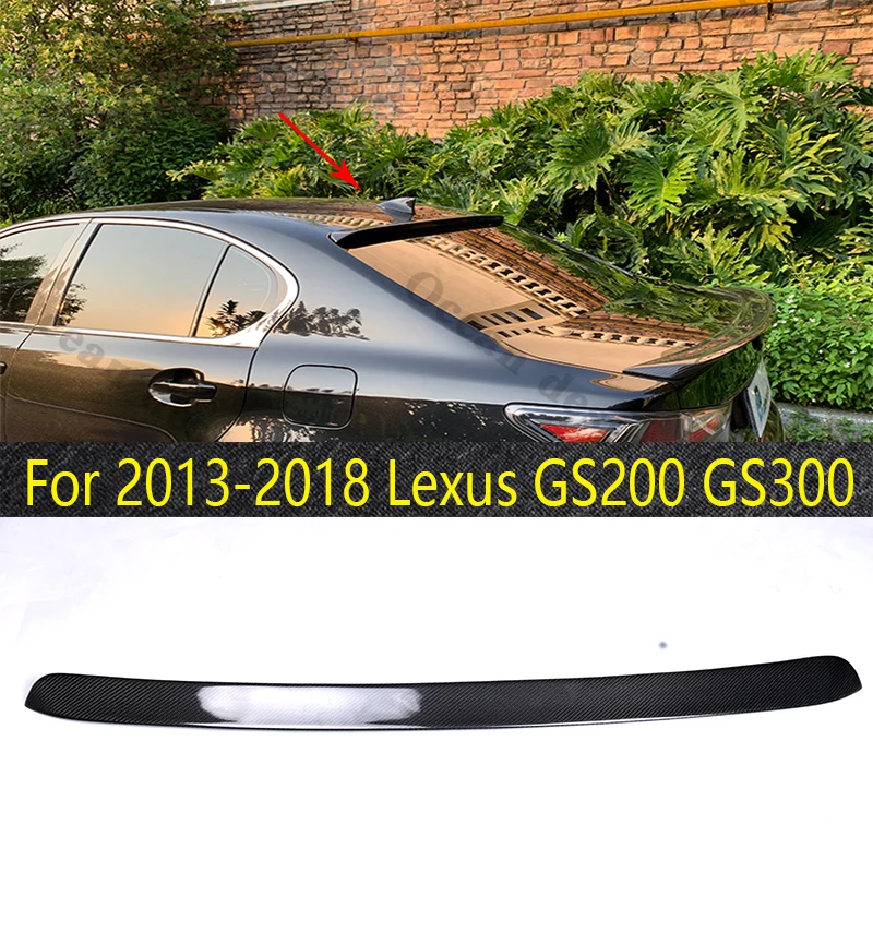 Задний спойлер из углеродного волокна на крышу заднее стекло верхнее крыло для