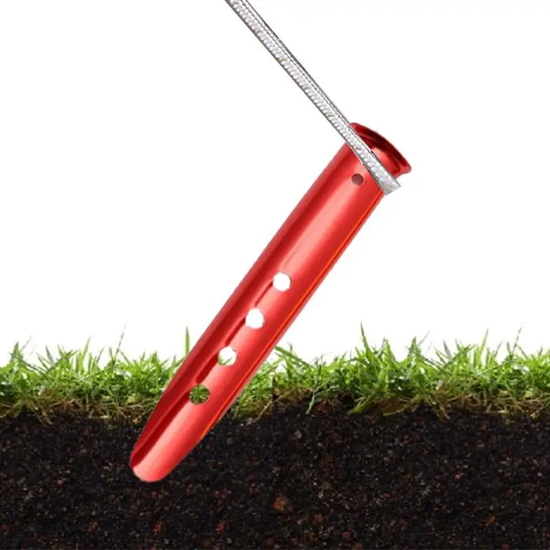 

1pc Aluminum Alloy U-Shaped Snow Nails and Sand Tent Stakes Strong Tent Pegs Tent Nails for Camping Hiking