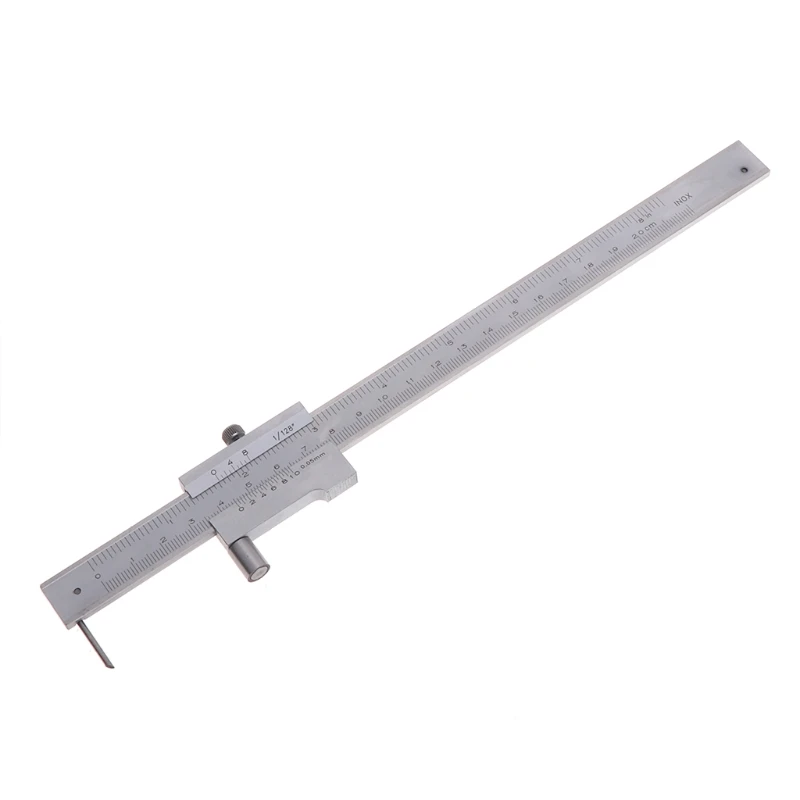 

Stainless Steel Parallel Marking Gauge Vernier Caliper 200mm w/ Carbide Scriber