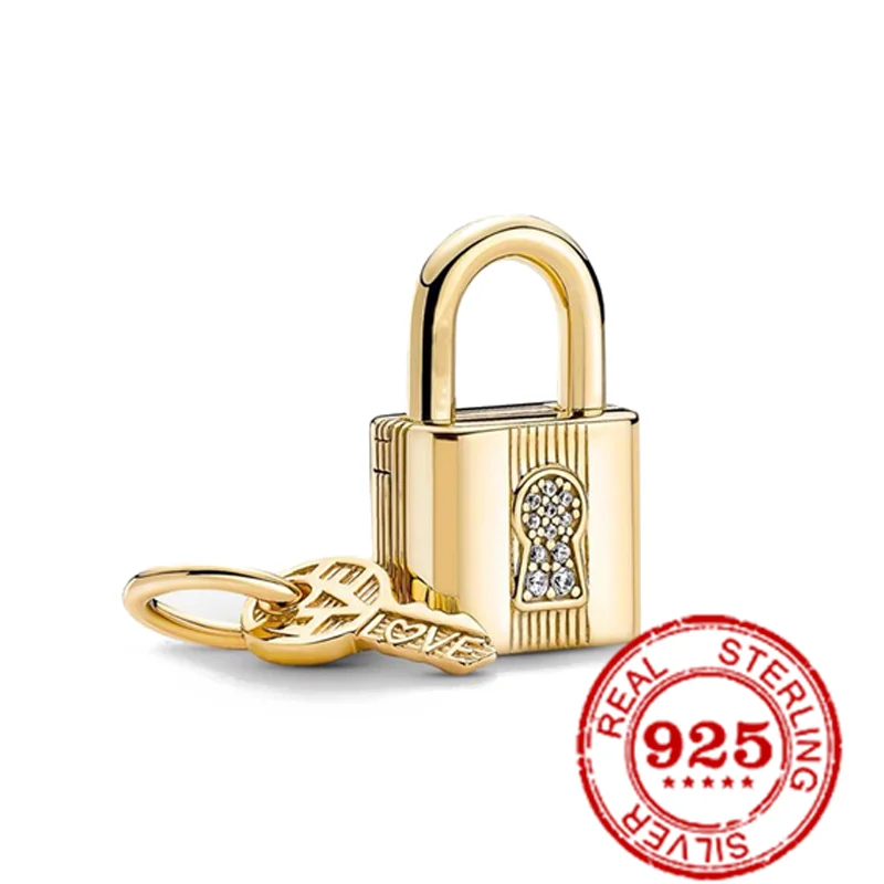 Новинка 925 г. Серебряные Оригинальные аксессуары подвеска-цепочка висячий зажим