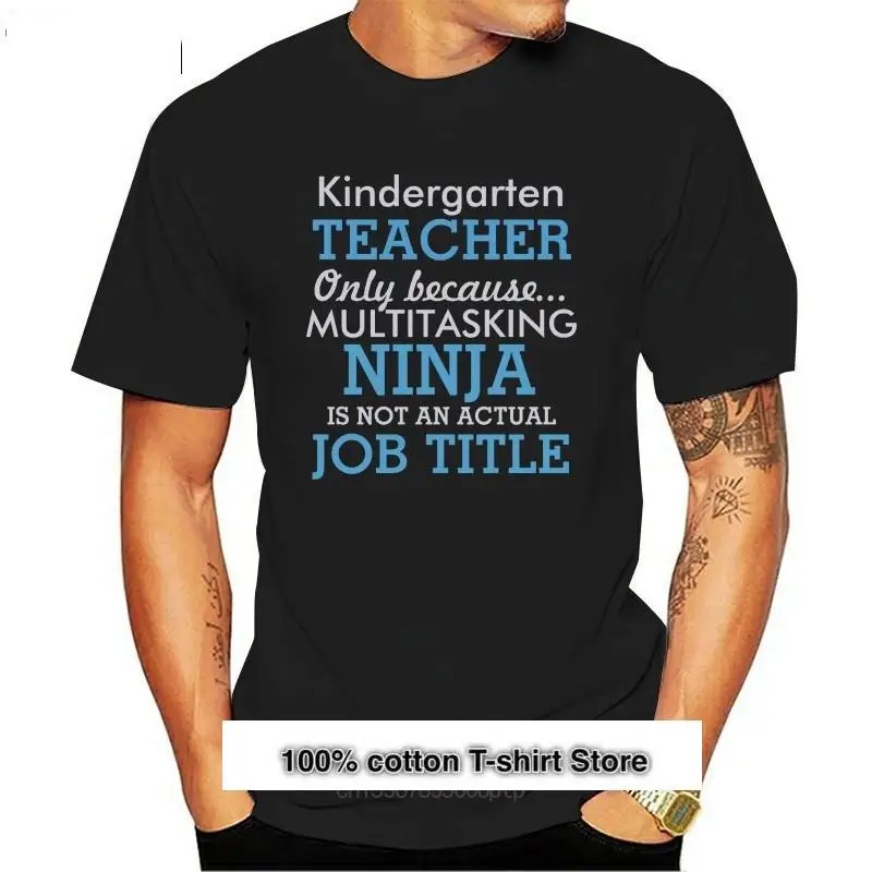 

Camiseta de algodón con estampado para hombre y mujer, camisa divertida de manga corta para maestro de escuela y guardería, 2020