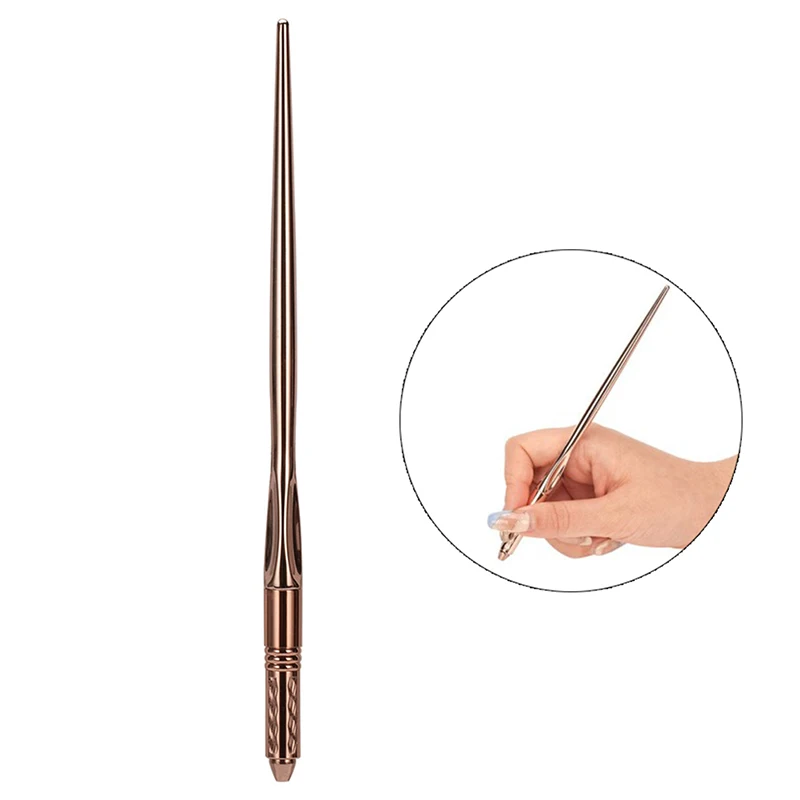 

Ручная двухсторонняя Хрустальная акриловая тату-ручка, микроблейдинг, Перманентный макияж, инструменты для бровей, двойное применение для плоских или круглых игл