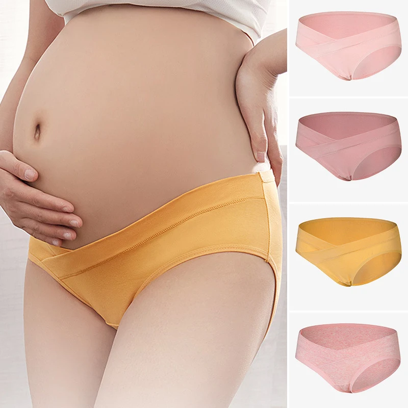 

Maternity Underwear Panties for Pregnant Women Pregnancy Clothes U-shaped Low-Waist Briefs Intimates Plus Size