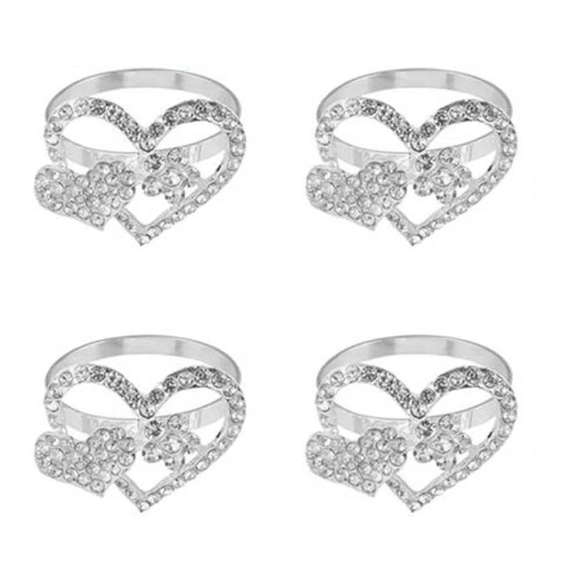 

8 Pcs Napkin Ring, Love Napkin Ring Set,Suitable For Valentine's Day ,Holiday Parties,Dinner Parties,Wedding Receptions