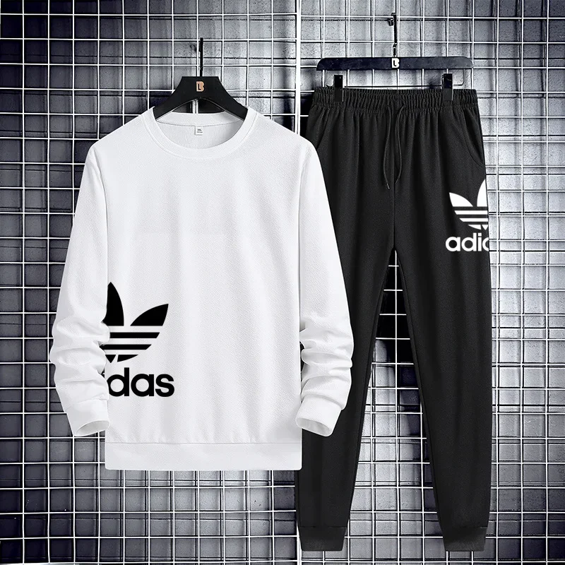 

Autumn and Winter Fashion Printing Leisure Sports Long Sleeve Sports Set Korean Fashion Loose Boys' Fashion Brand Comfortable
