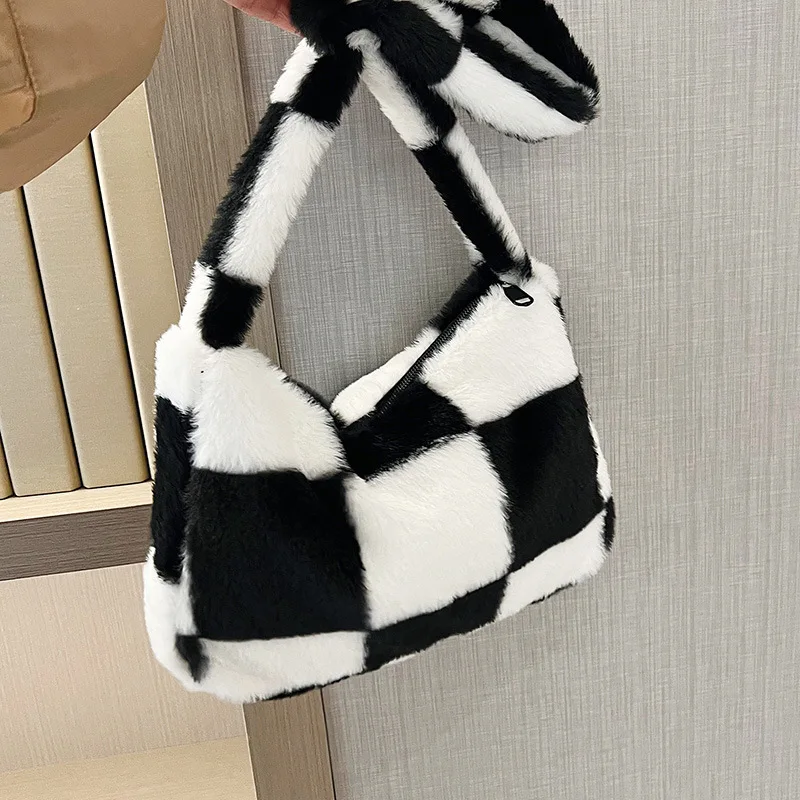 Women's Handbags Japanese Plush Messenger Bag Academy Style Cute Cartoon Bear Girl Shoulder Bag