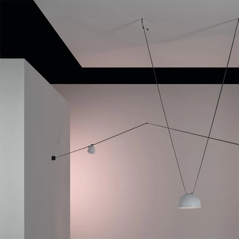 Новинка 2024 трендовая длинная текстильная люстра в стиле арт-деко с ремнем