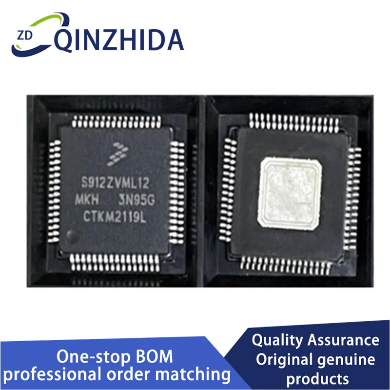 

1-10Pcs/Lot S912ZVML12F3MKH LQFP64 New & Original in stock Electronic components integrated circuit IC