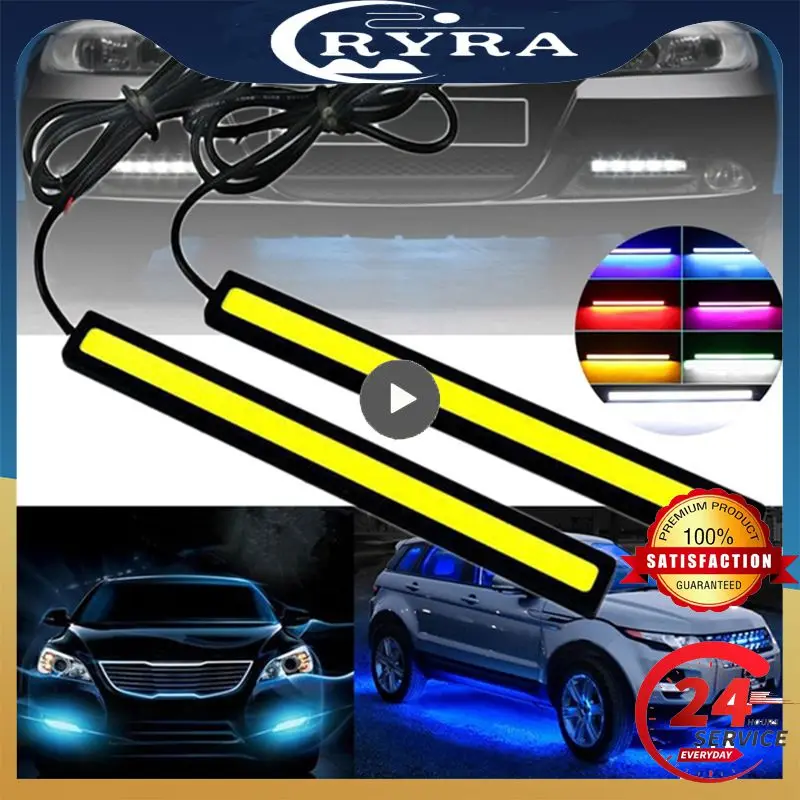 

1~5PCS Car Led Strip Dc 12v Durable External Lights Auto Interior Lamp Car Accessories Turn Signal Parking Fog Bar Lamp