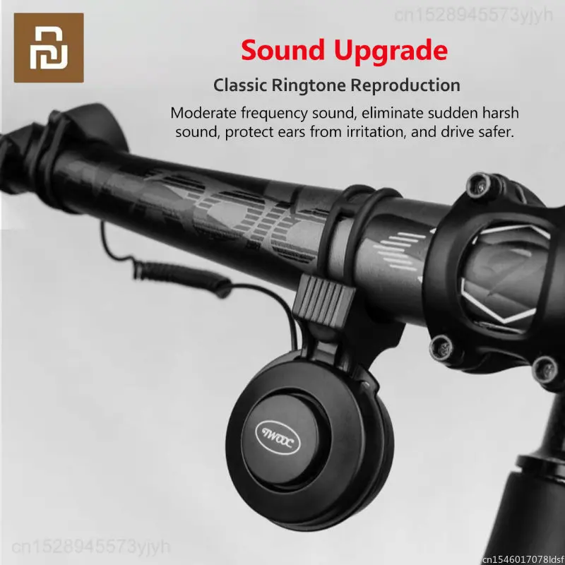

New Youpin TWOOC Bike Electronic Loud Horn 50-100db Warning Safety Electric Scooter Bicycle Handlebar Alarm Ring Bell Outdoor