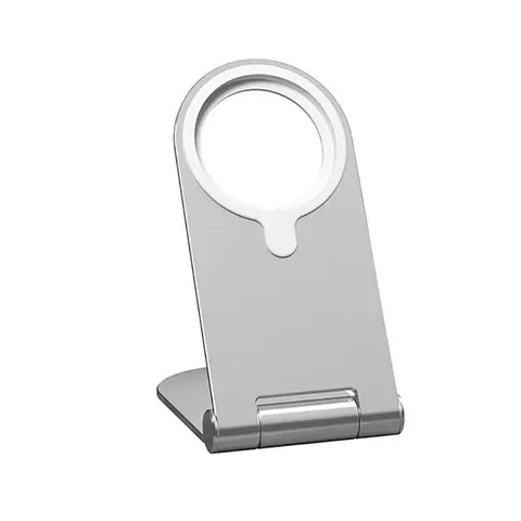 Подставка для зарядного устройства из алюминиевого сплава для MagSafe, держатель для телефона, складной регулируемый кронштейн для iPhone 15/14/13/12 Plus Pro Max