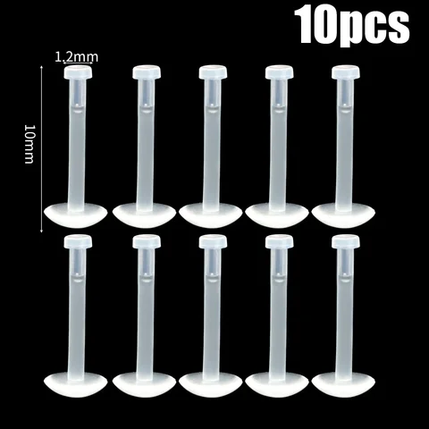 Прозрачные акриловые кольца для пирсинга Ashion