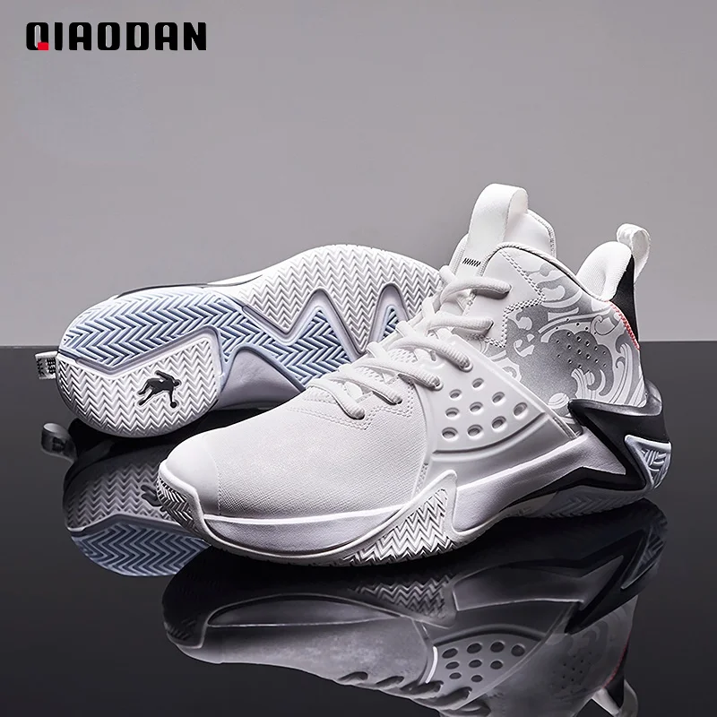 QIAODAN Basketball Shoes for Men 2023 New Fashion Anti-Slippery Hard-Wearing High Quality Breathable Athletic Sneaker XM25200107